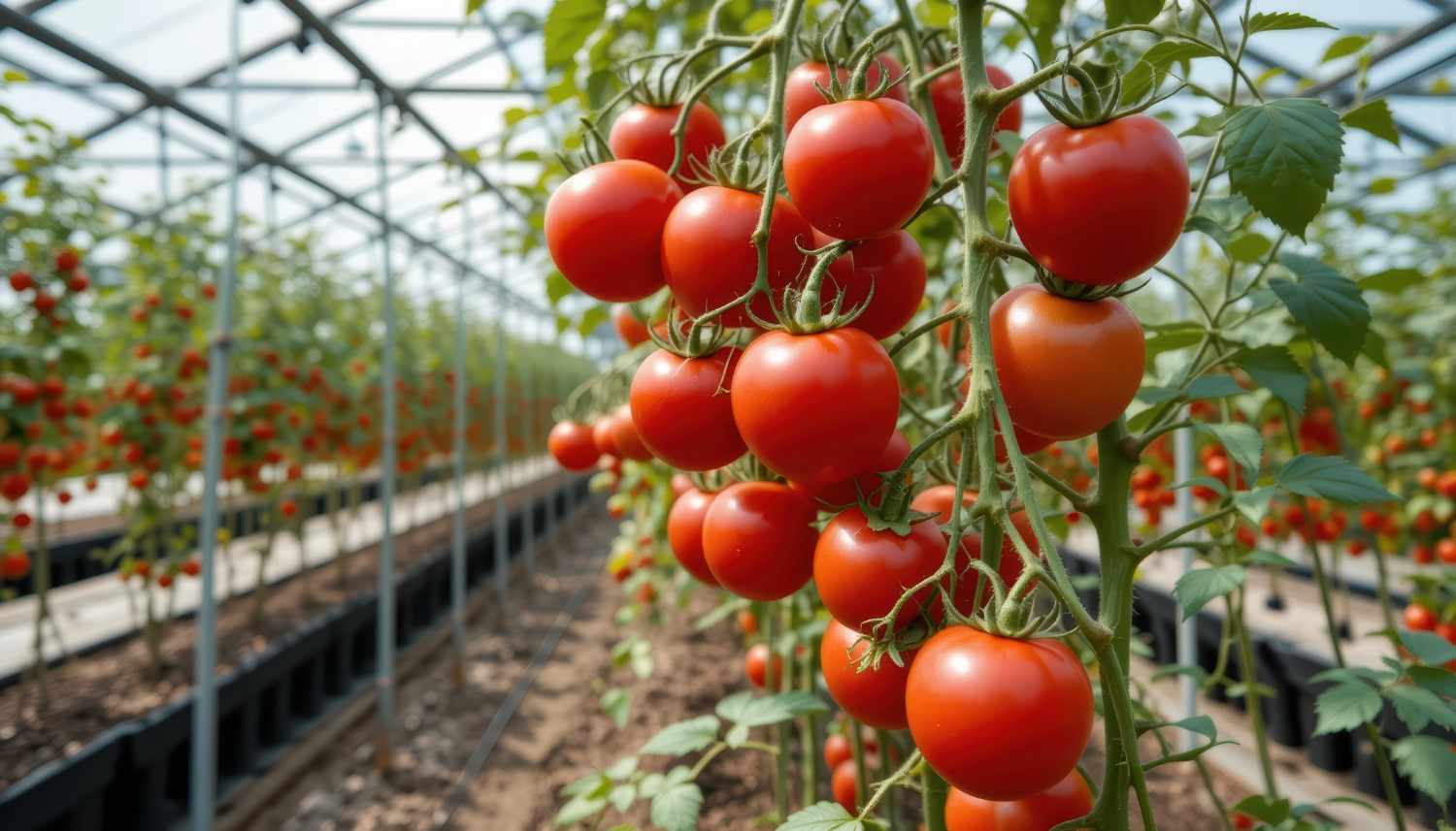 عکس گوجه گلخانه ای